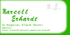 marcell erhardt business card